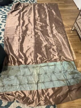 Canopy Lined Faux Silk Drapery Panel